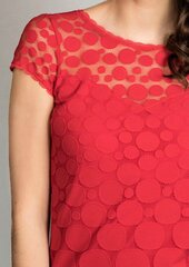 Женская футболка с кружевом Waxima 290171, красная 290171*01-XL цена и информация | Футболка женская | pigu.lt