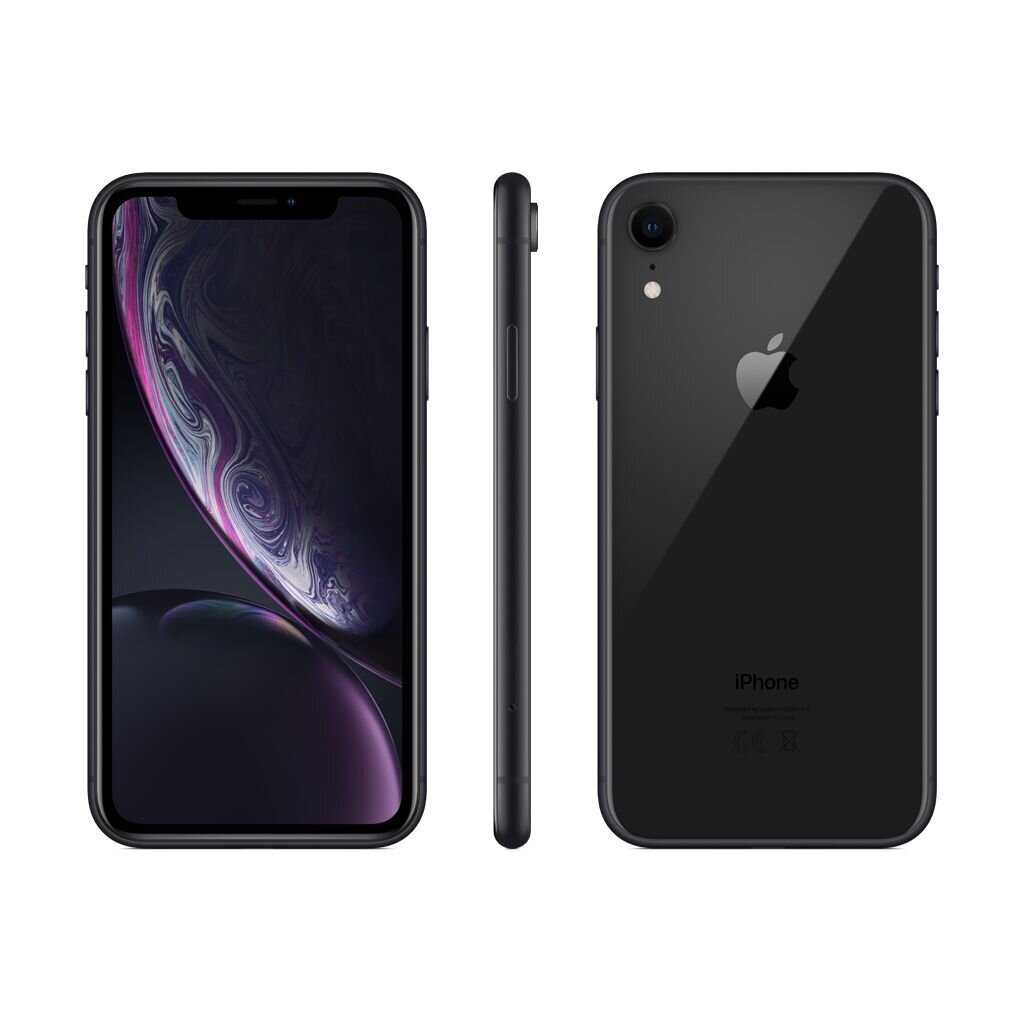 iPhone XR 64GB Black (atnaujintas, būklė A) kaina ir informacija | Mobilieji telefonai | pigu.lt