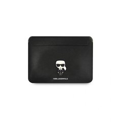 Karl Lagerfeld Saffiano Ikonik Computer Sleeve 13/14" Black цена и информация | Рюкзаки, сумки, чехлы для компьютеров | pigu.lt