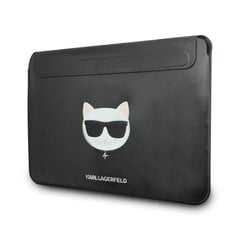 Karl Lagerfeld Head Embossed Computer Sleeve 13/14" Black цена и информация | Karl Lagerfeld Компьютерная техника | pigu.lt