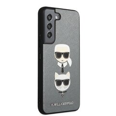 Karl Lagerfeld Saffiano K&C Heads чехол для Samsung Galaxy S22 черный цена и информация | Чехлы для телефонов | pigu.lt