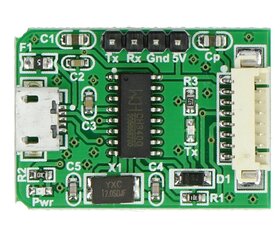 IDC 10 kontaktų 1.27mm - microUSB adapteris PMS7003 jutikliui - įlituoti kaiščiai цена и информация | Детекторы дыма, газа | pigu.lt