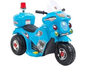 Vaikiškas elektrinis motociklas, mėlynas kaina ir informacija | Elektromobiliai vaikams | pigu.lt