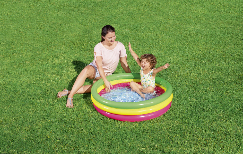 Pripučiamas vaikiškas baseinas Bestway, 102x25 cm kaina ir informacija | Baseinai | pigu.lt