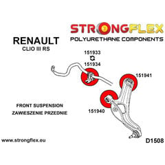 Priekinė valdymo svirtis Strongflex STF151941BX2, 2 vnt. kaina ir informacija | Auto reikmenys | pigu.lt