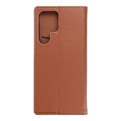 Кожаный чехол Forcell SMART PRO для Samsung Galaxy S22 Ultra, коричневый цена и информация | Чехлы для телефонов | pigu.lt