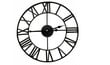 Metalinis sieninis laikrodis 80 cm su tyliu mechanizmu цена и информация | Laikrodžiai | pigu.lt