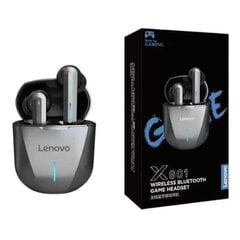 Lenovo XG01 TWS Black цена и информация | Lenovo Внешние аксессуары для компьютеров | pigu.lt
