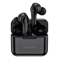 Беспроводные наушники Lenovo QT82 TWS, черные цена и информация | Теплая повязка на уши, черная | pigu.lt
