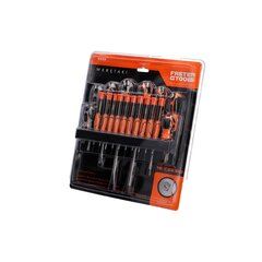 Atsuktuvų rinkinys EXTRA CrV 18 vnt. Faster Tools (2539) kaina ir informacija | Mechaniniai įrankiai | pigu.lt