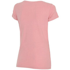 Женская футболка 4F, розовая цена и информация | Футболка женская | pigu.lt