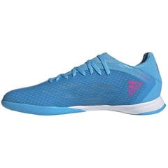 Futbolo batai vyrams Adidas X Speedflow.3 IN M GW7489, mėlyni kaina ir informacija | Futbolo bateliai | pigu.lt