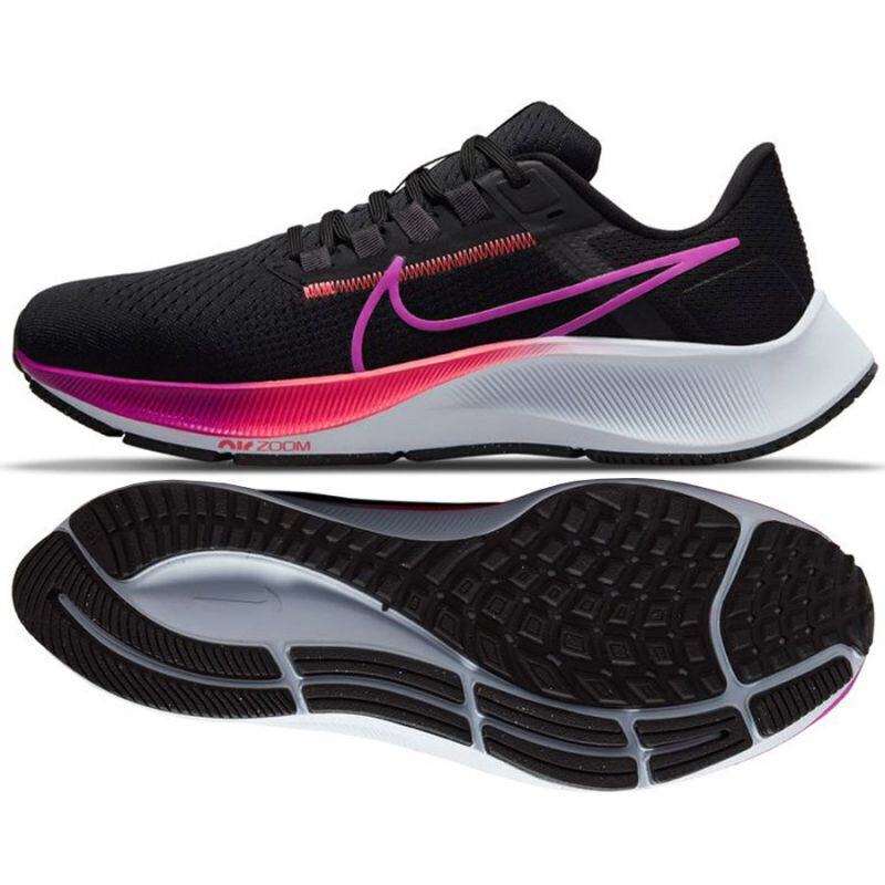 Bėgimo batai moterims Nike Air Zoom Pegasus 38 CW7358, juodi, 39 kaina |  pigu.lt