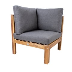 Модульный диван FINLAY угловой 71x71xH70 см, акация цена и информация | Садовые стулья, кресла, пуфы | pigu.lt