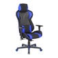 Žaidimų kėdė MASTER-2, juoda/mėlyna kaina ir informacija | Biuro kėdės | pigu.lt