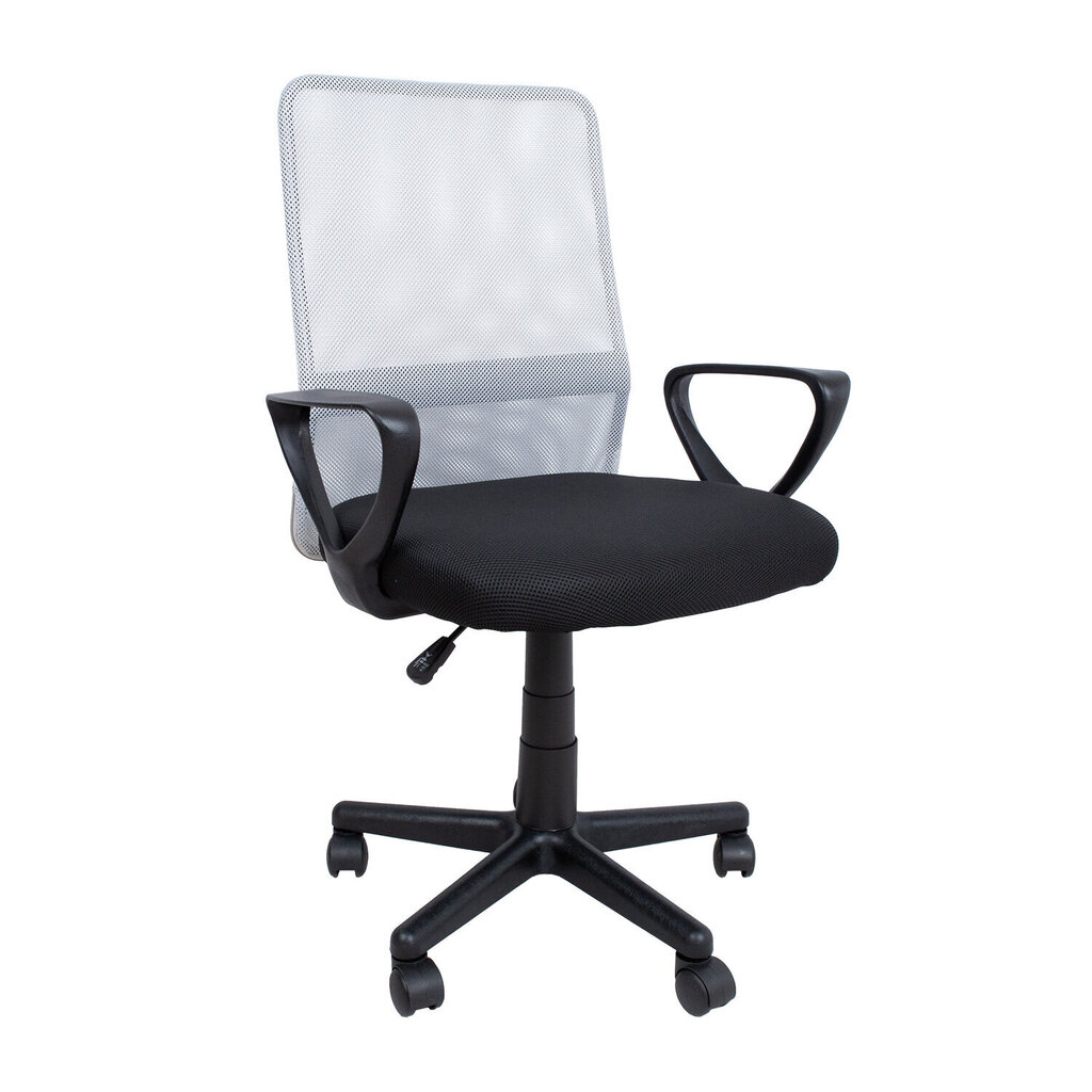 Darbo kėdė BELINDA, pilka/juoda kaina ir informacija | Biuro kėdės | pigu.lt
