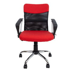 Biuro kėdė DARIUS, raudona/juoda kaina ir informacija | Biuro kėdės | pigu.lt