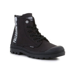 Laisvalaikio batai moterims Palladium Pampa 2 Back Zip CVS W 97084-008, juodi kaina ir informacija | Sportiniai bateliai, kedai moterims | pigu.lt