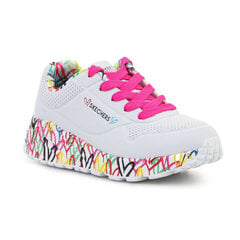 Uno lite lovely luv skechers 314976lwmlt vaikams balta children's white цена и информация | Детская спортивная обувь | pigu.lt