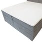Kontinentinė lova TENNESSI STORAGE 180x200cm, šviesiai pilka kaina ir informacija | Lovos | pigu.lt