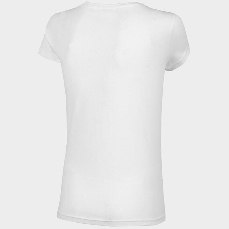 Marškinėliai moterims 4F, balti цена и информация | Marškinėliai moterims | pigu.lt