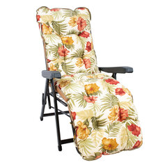 Lauko kėdės ir pagalvės komplektas Home4You Baden, žalia kaina ir informacija | Lauko kėdės, foteliai, pufai | pigu.lt