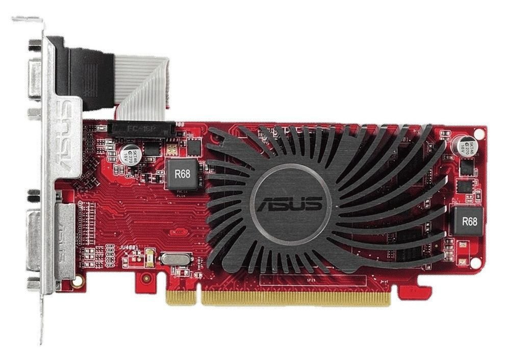 Asus AMD/ATI Radeon R5 230 2GB GDDR3 PCIE R5230-SL-2GD3-L kaina ir informacija | Vaizdo plokštės (GPU) | pigu.lt