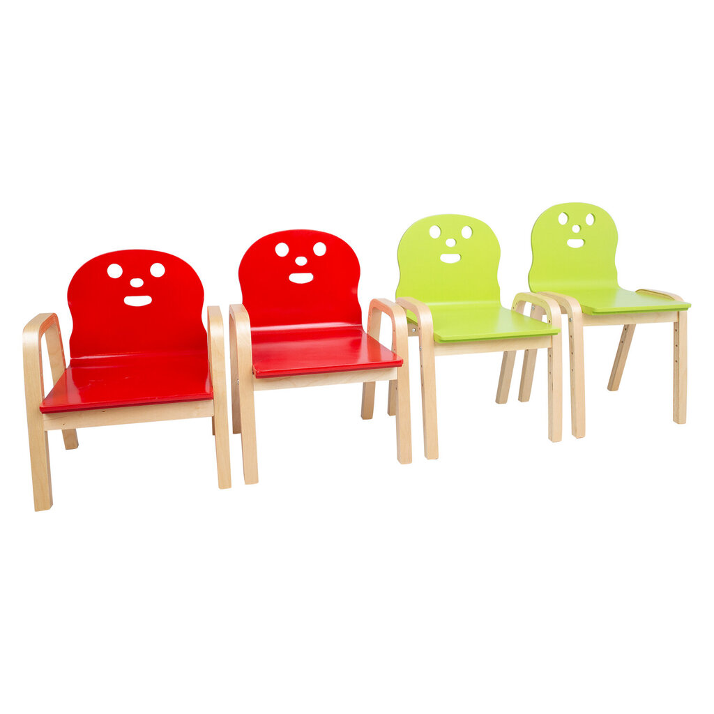 Vaikų baldų komplektas HAPPY: staliukas, 2 kėdės kaina ir informacija | Valgomojo komplektai | pigu.lt