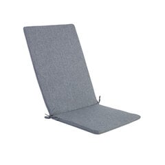 Покрытие для стула со спинкой SIMPLE GREY 48x115x3 см, серое, 100% полиэстер, ткань 757 цена и информация | Подушки, наволочки, чехлы | pigu.lt