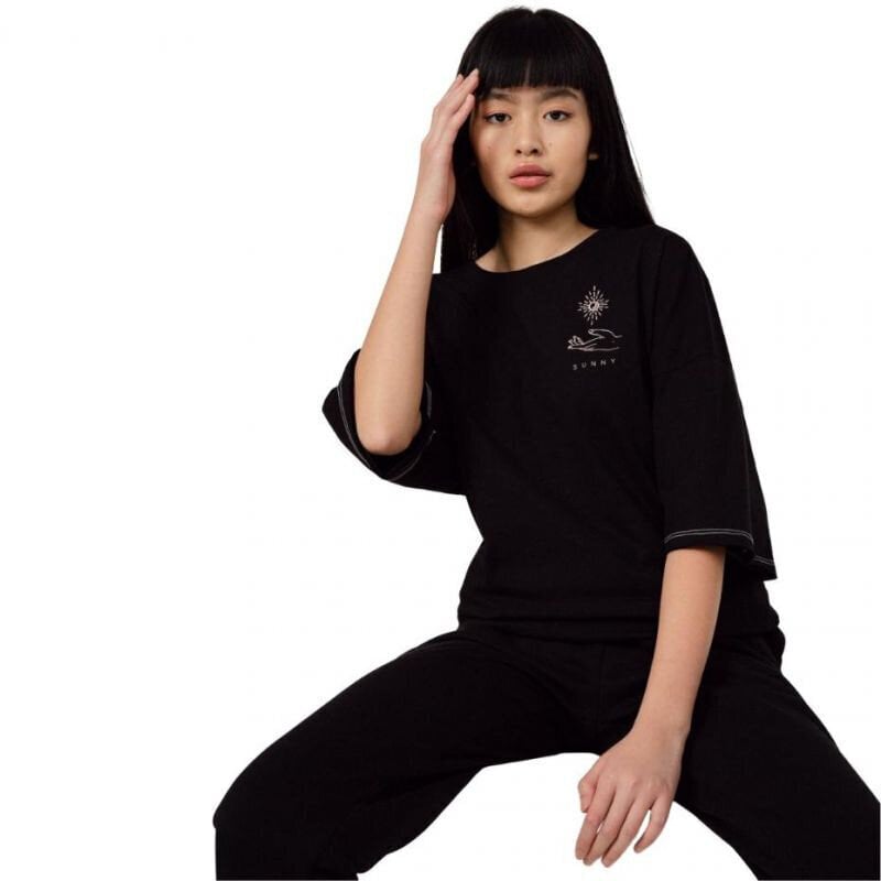 Marškinėliai moterims Outhorn, juodi kaina ir informacija | Marškinėliai moterims | pigu.lt