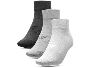 Sportinės kojinės vyrams 4F, pilkos цена и информация | Мужские носки | pigu.lt
