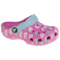 Crocs basutės vaikams Classic Easy Icon Clog K 207592-6SX, rožinės kaina ir informacija | Šlepetės, kambario avalynė vaikams | pigu.lt