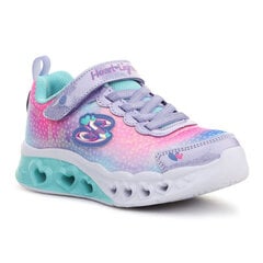 Sportiniai batai mergaitėms Skechers S Lights Flutter Heart Lights Jr 302315-LVMT цена и информация | Детская спортивная обувь | pigu.lt