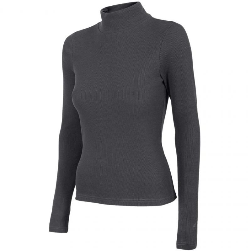 Moteriški marškinėliai 4F H4L22 TSDL011 22S, antracito spalvos kaina ir informacija | Sportinė apranga moterims | pigu.lt