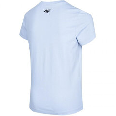 Marškinėliai berniukui 4F HJL22 JTSM006 34S, mėlyni kaina ir informacija | Marškinėliai berniukams | pigu.lt