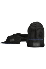 Šalikas vyrams Calvin Klein K50K507499, juodas kaina ir informacija | Vyriški šalikai, kepurės, pirštinės | pigu.lt