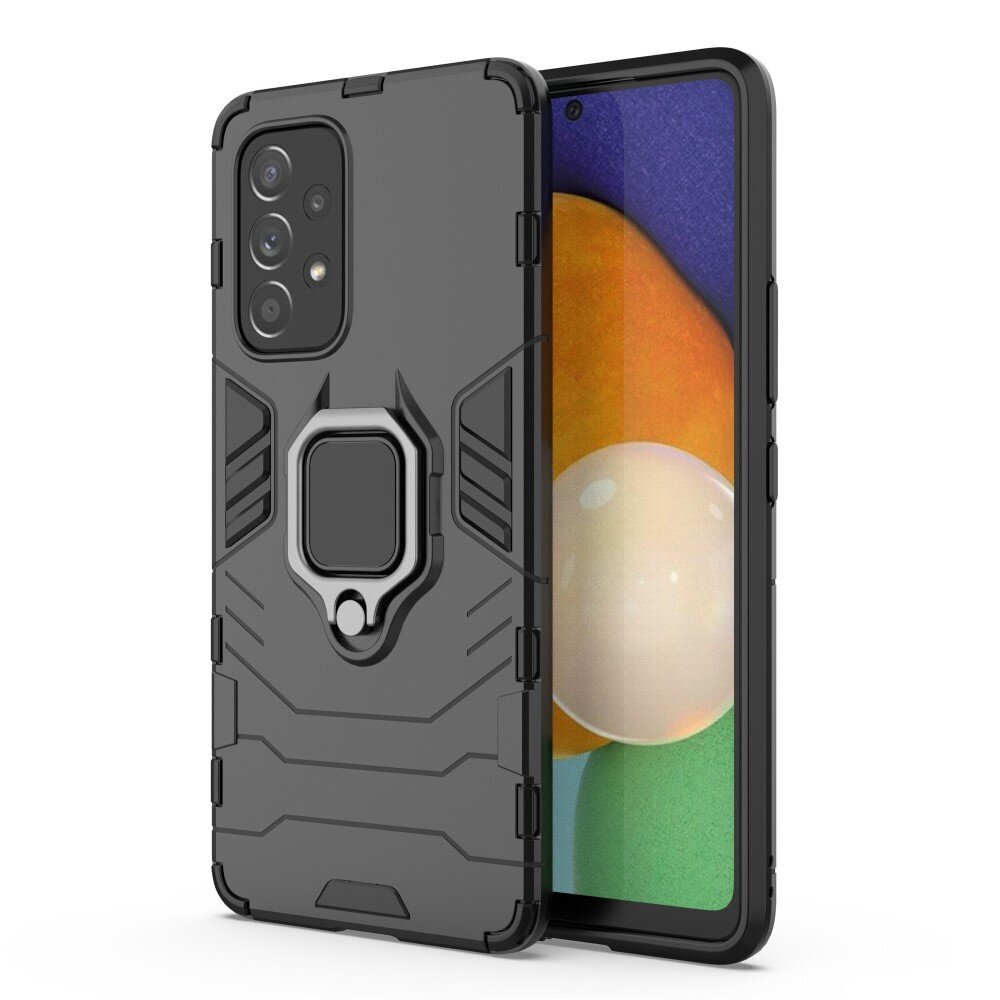 Dėklas Ring Armor skirtas Samsung Galaxy A13 4G, juoda цена и информация | Telefono dėklai | pigu.lt