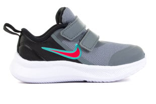 Nike sportiniai bateliai vaikams Star Runner 3 (TDV) DA2778-008, pilki цена и информация | Детская спортивная обувь | pigu.lt