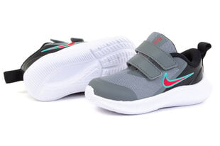 Nike sportiniai bateliai vaikams Star Runner 3 (TDV) DA2778-008, pilki цена и информация | Детская спортивная обувь | pigu.lt