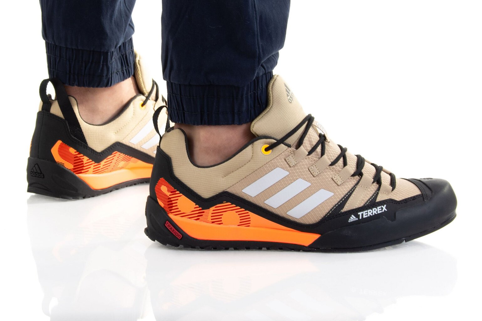 Sportiniai batai vyrams Adidas Terrex Swift Solo 2 GZ0333, smėlio spalvos kaina ir informacija | Kedai vyrams | pigu.lt