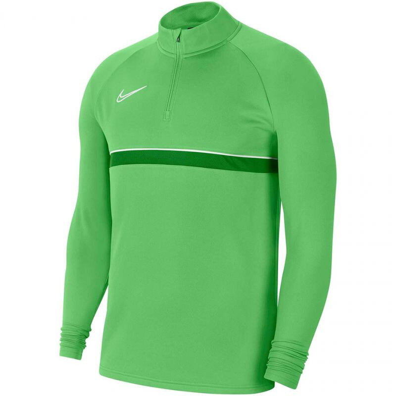 Nike vaikiškas džemperis Dri-FIT Academy 21 Drill Top Jr CW6112, žalias цена и информация | Futbolo apranga ir kitos prekės | pigu.lt