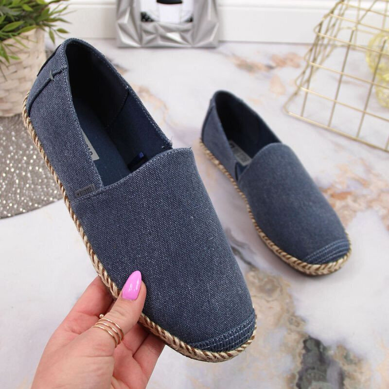 Espadrilės moterims Big Star W JJ274902, mėlynos kaina ir informacija | Bateliai moterims  | pigu.lt