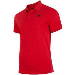 Marškinėliai vyrams 4F H4L22TSM35562S, raudoni цена и информация | Футболка мужская | pigu.lt