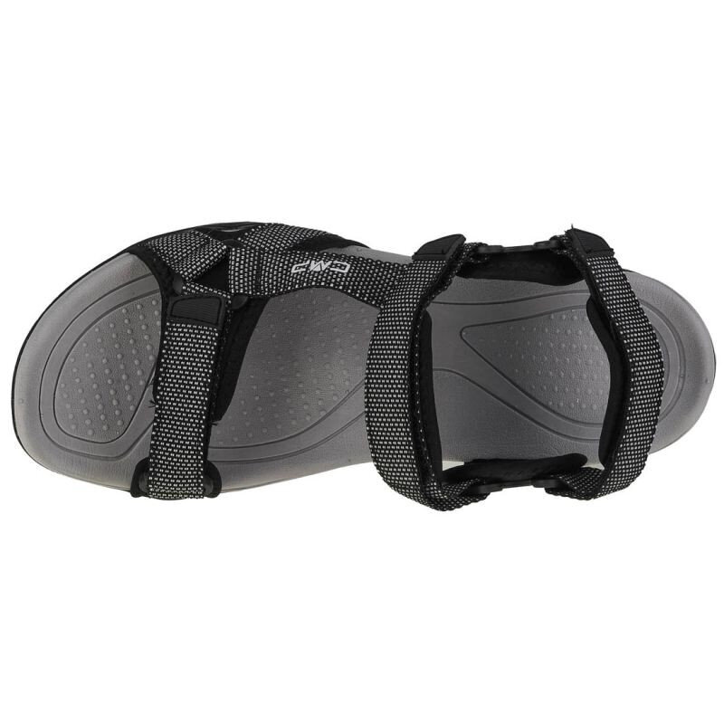 Sandalai vyrams CMP Hamal Hiking 38Q9957-U901, juodi kaina ir informacija | Vyriškos šlepetės, basutės | pigu.lt