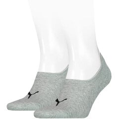 Kojinės unisex Puma Footie 90798104, pilkos kaina ir informacija | Vyriškos kojinės | pigu.lt