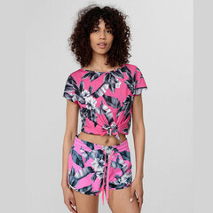 Marškinėliai moterims 4F W H4L22-TSD018 95A, rožiniai kaina ir informacija | Marškinėliai moterims | pigu.lt
