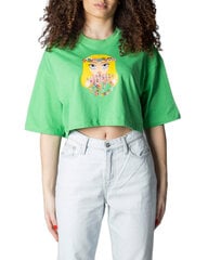 Marškinėliai moterims Chiara Ferragni BFN-G-354485, žali цена и информация | Женские футболки | pigu.lt