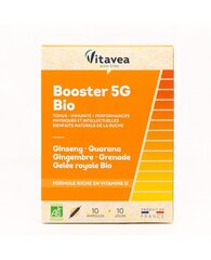 Maisto papildas Vitavea Energijos pliūpsnis Booster 5G Bio, 10 ampulių kaina ir informacija | Vitaminai, maisto papildai, preparatai gerai savijautai | pigu.lt