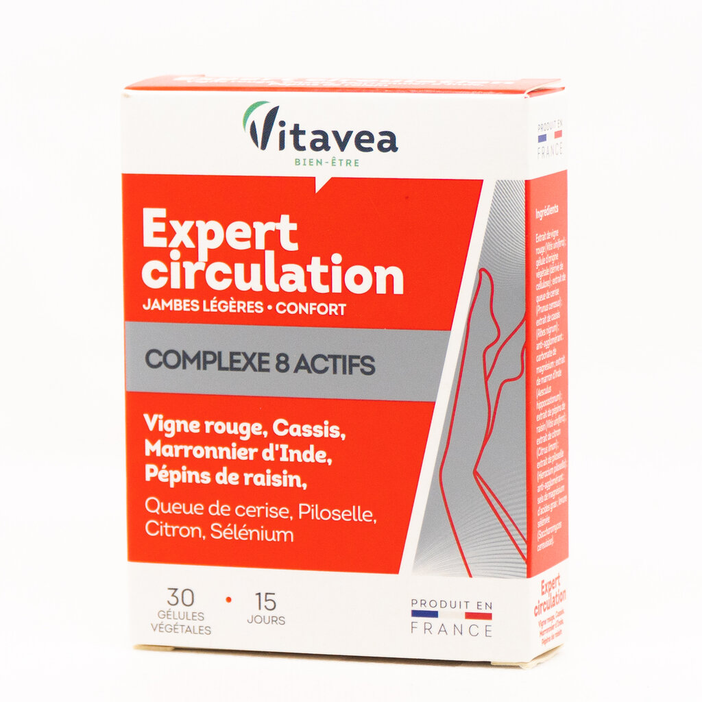 Maisto papildas Vitavea Expert circulation gerai kraujotakai, 30 kapsulių kaina ir informacija | Vitaminai, maisto papildai, preparatai gerai savijautai | pigu.lt