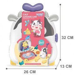 Чемодан корова + водная игрушка WOOPIE Sand Set 3в1 цена и информация | Игрушки для песка, воды, пляжа | pigu.lt